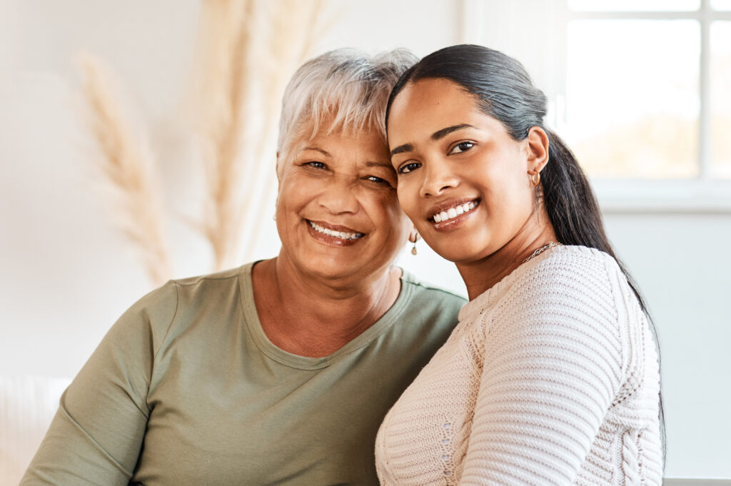 a woman and her caregiver