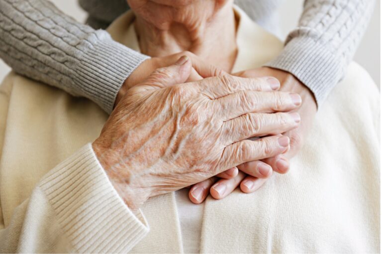 caregiving hands